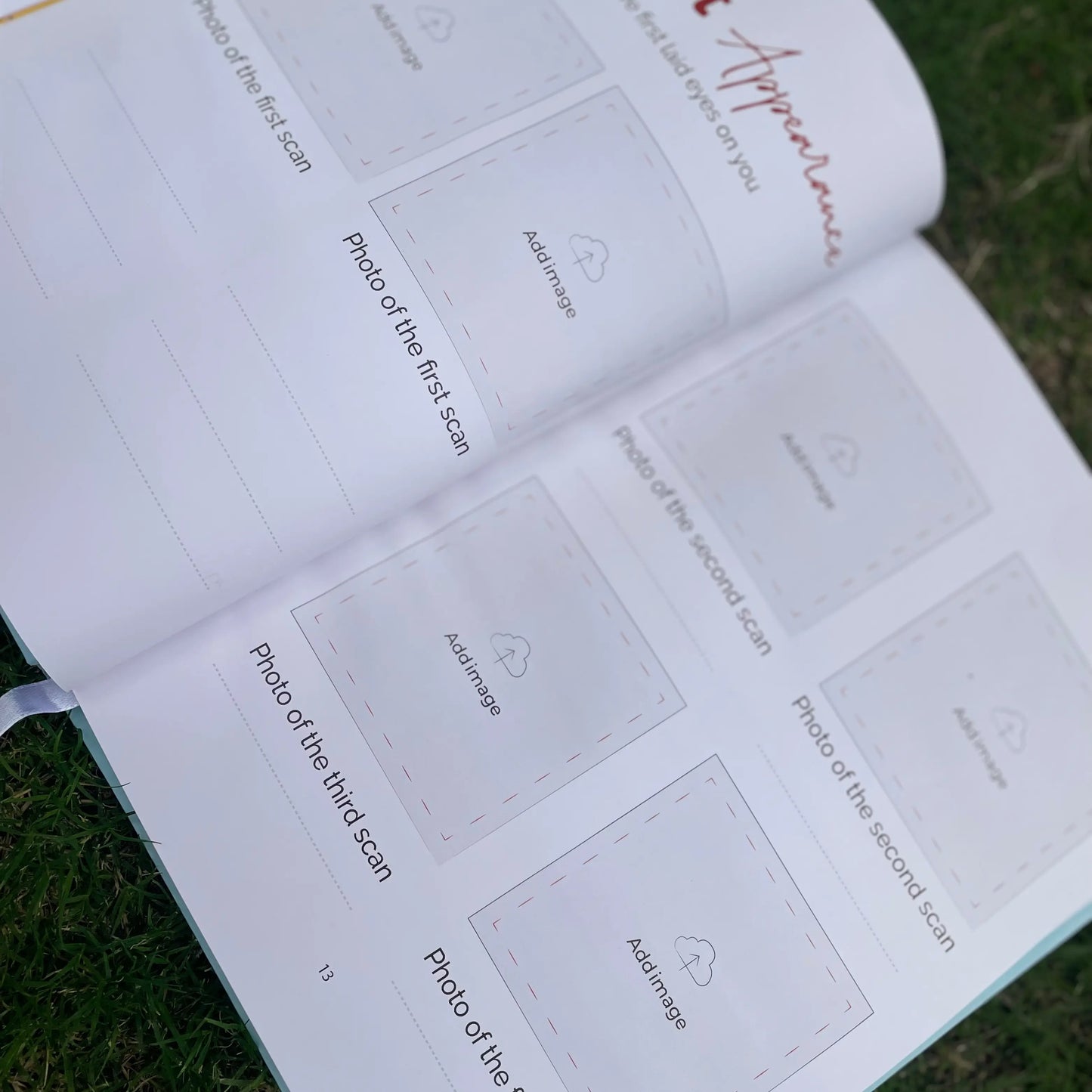 Baby Memories Journal Skyblue Color