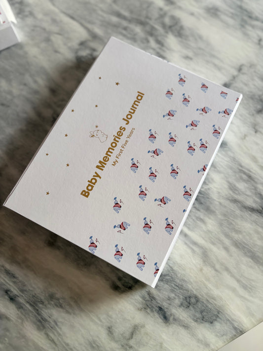 Gold Foil White Premium Gift Box