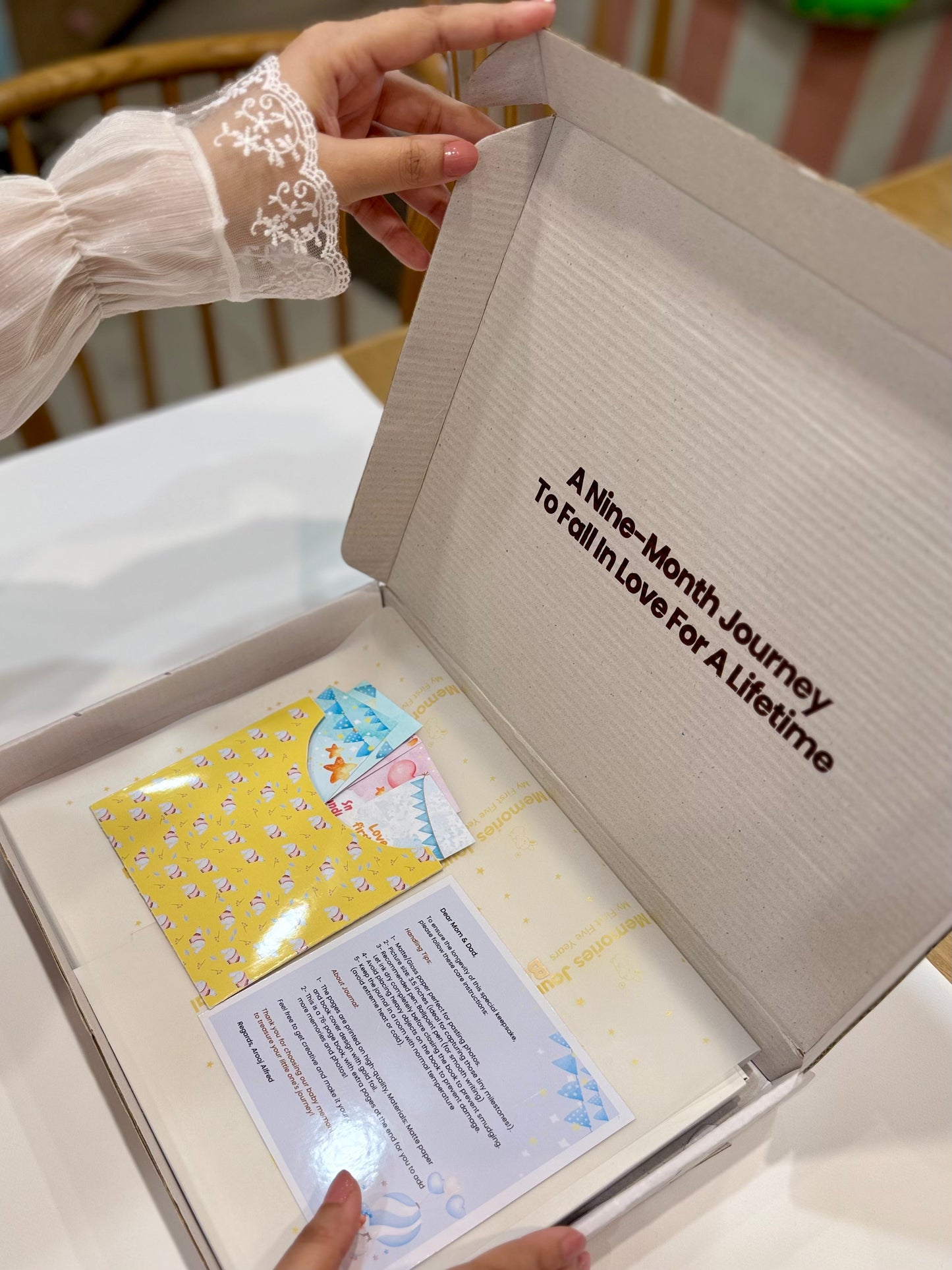 Baby Memories Journal Lilac Color