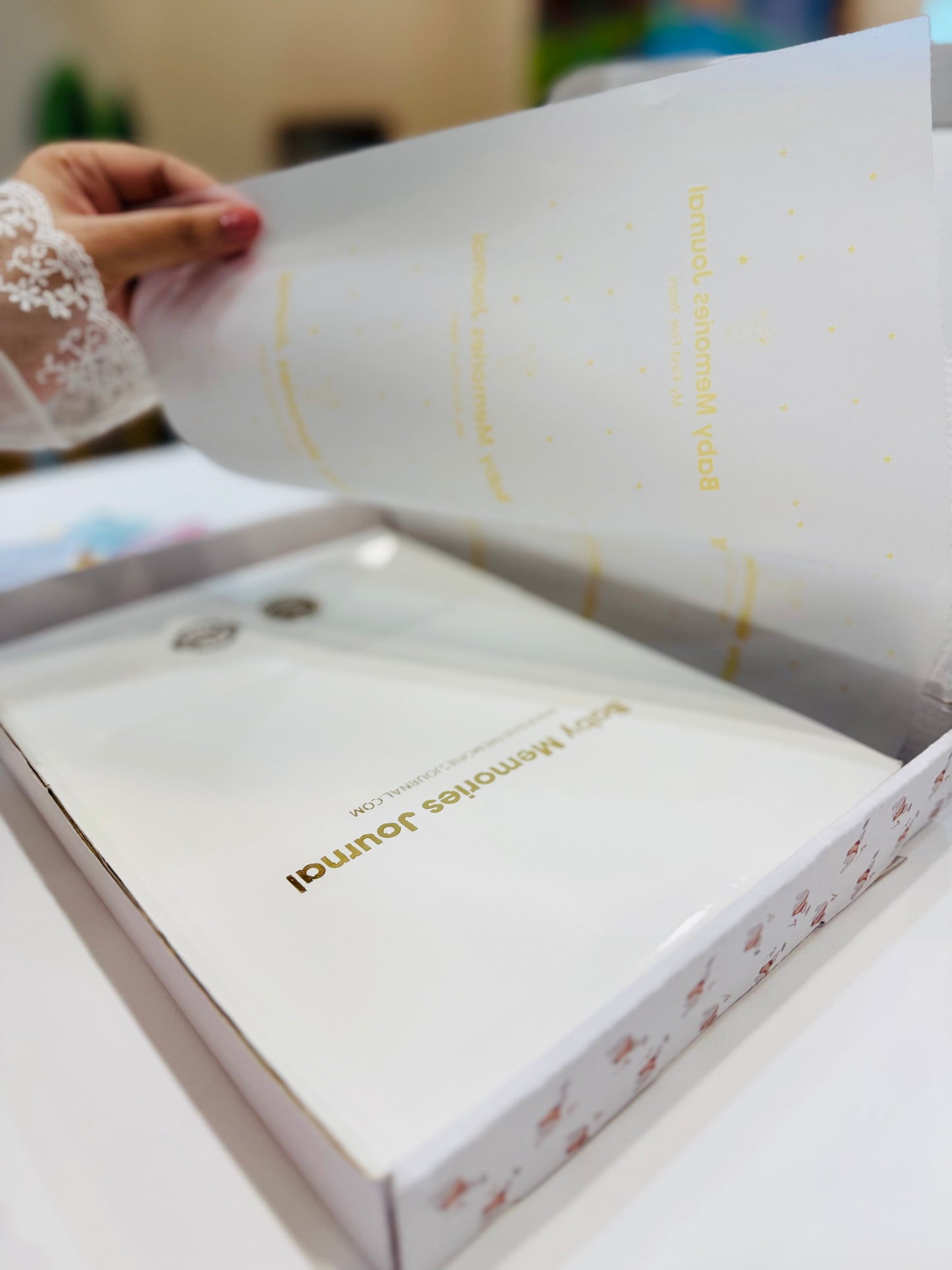 Baby Memories Journal Lilac Color