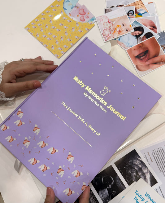 Baby Memories Journal Lilac Color