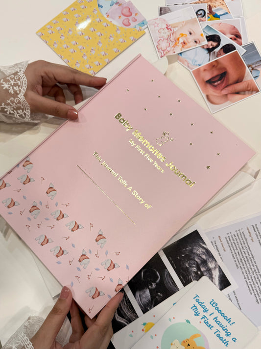 Baby Memories Journal Light Pink Color