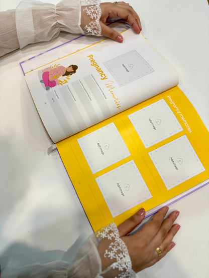 Baby Memories Journal Lilac Color