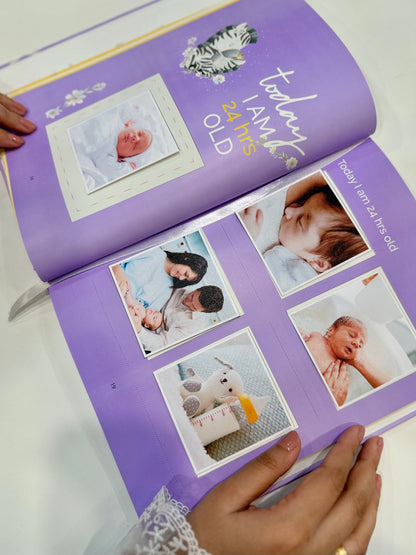 Baby Memories Journal Lilac Color