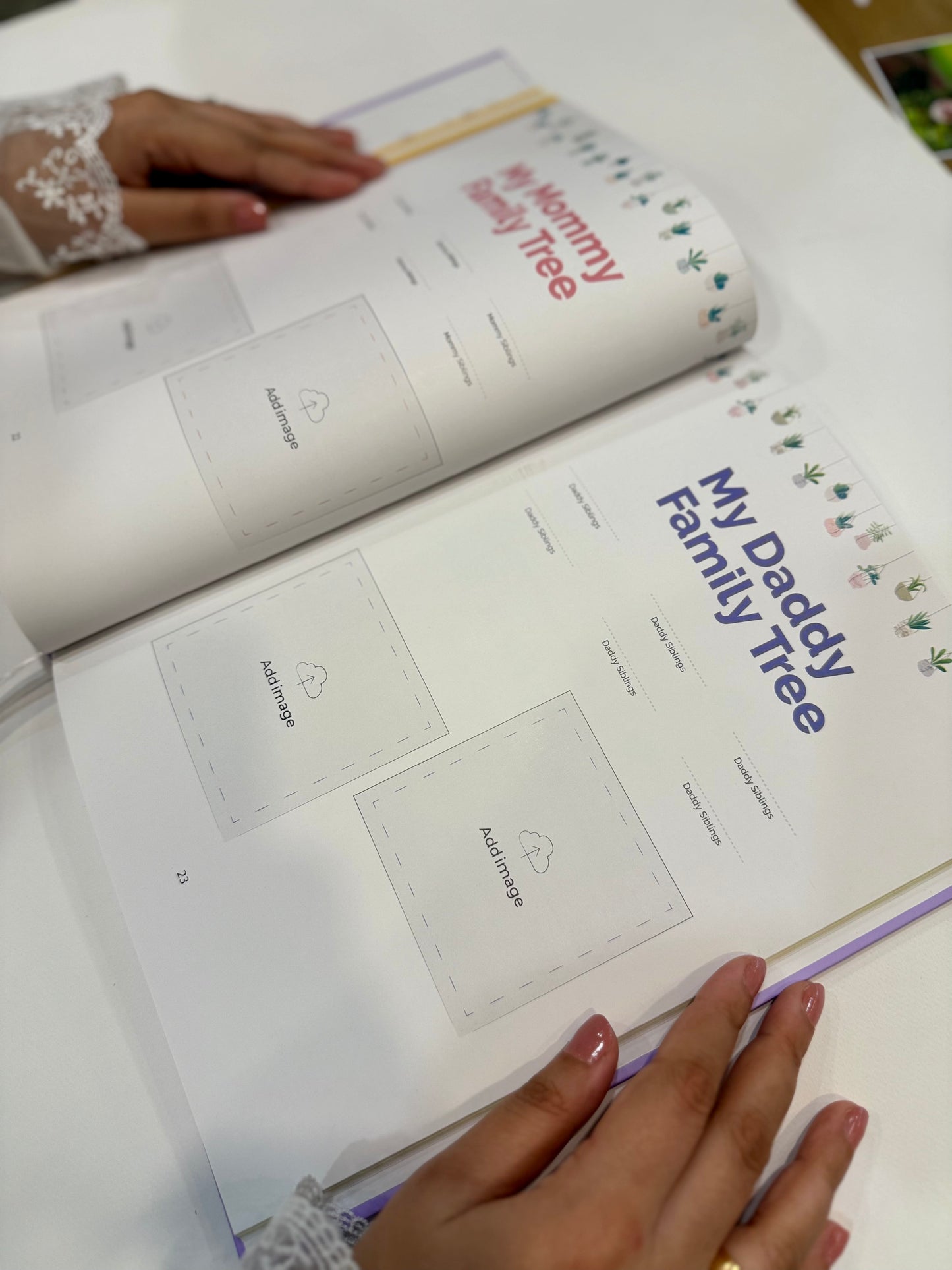 Baby Memories Journal Lilac Color