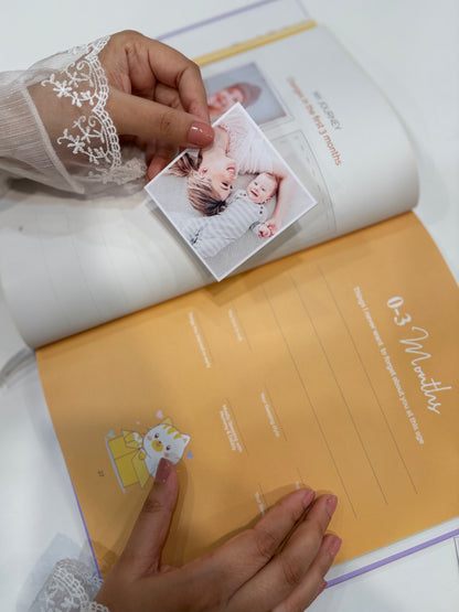 Baby Memories Journal Lilac Color