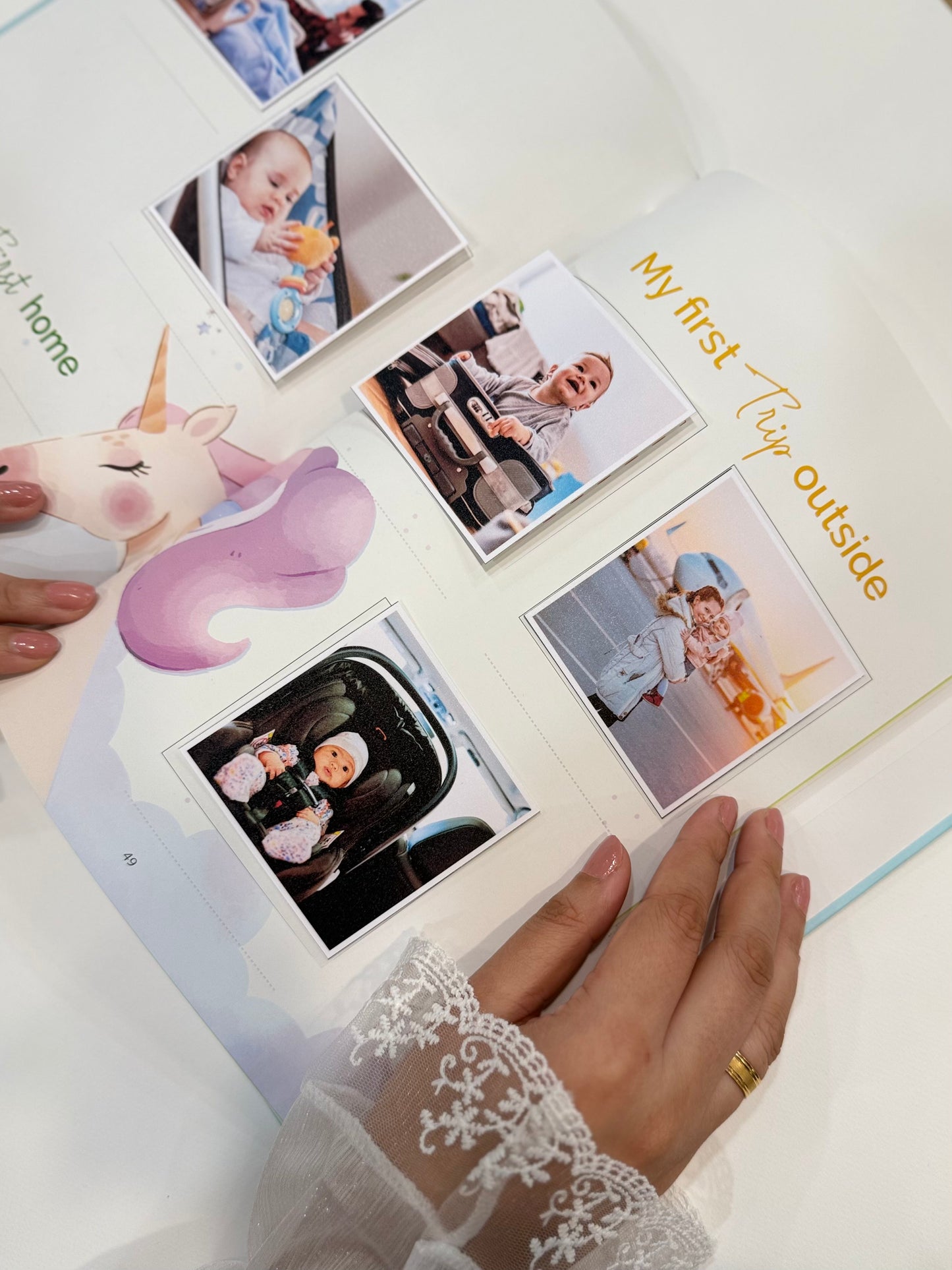 Baby Memories Journal Lilac Color