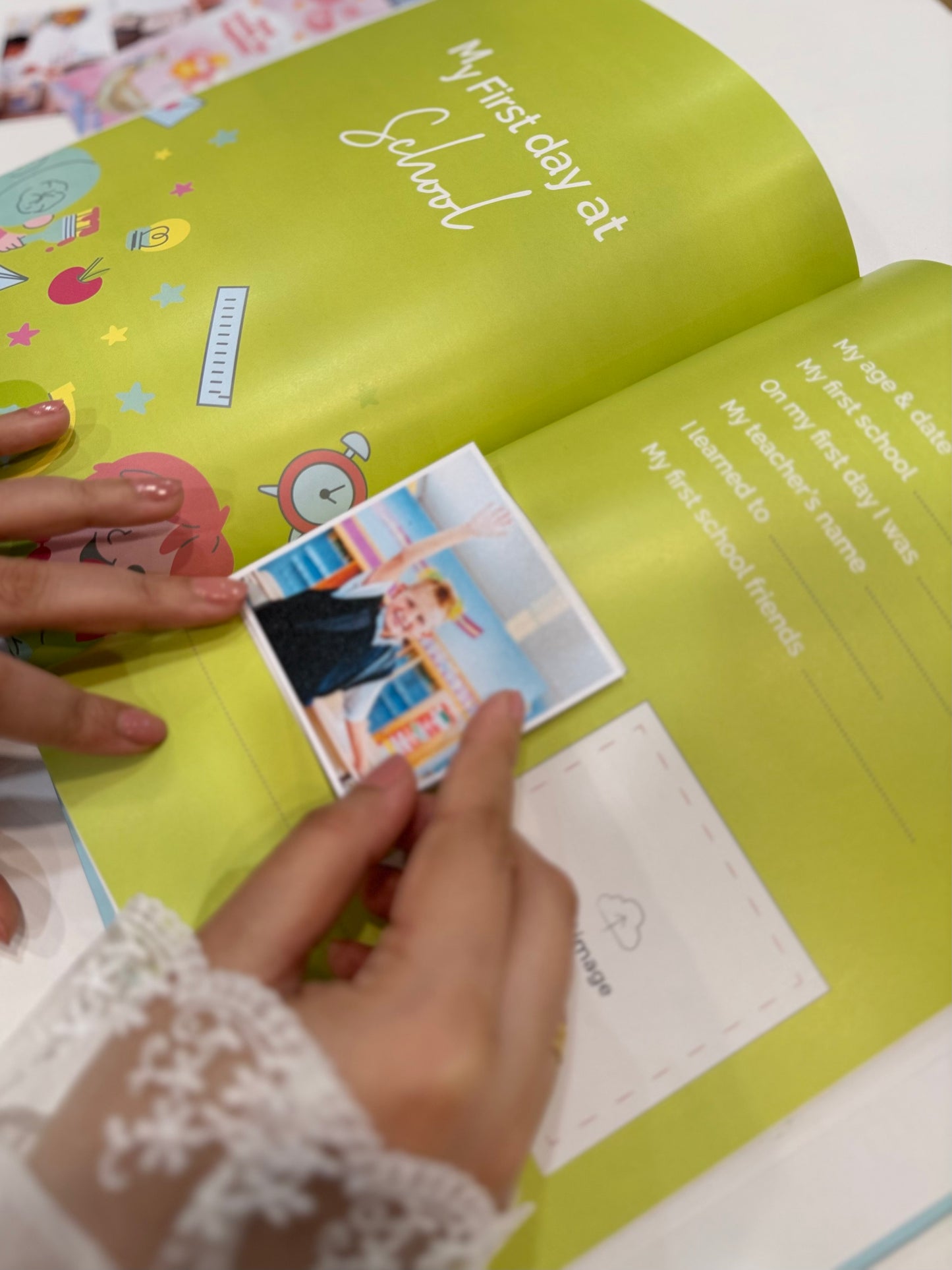 Baby Memories Journal Lilac Color