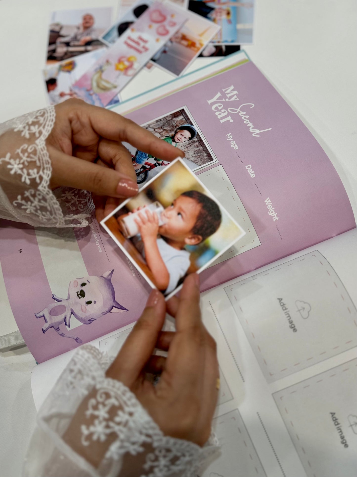 Baby Memories Journal Lilac Color