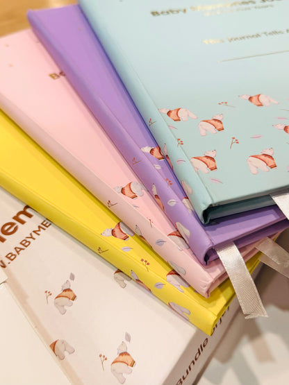 Baby Memories Journal Lilac Color