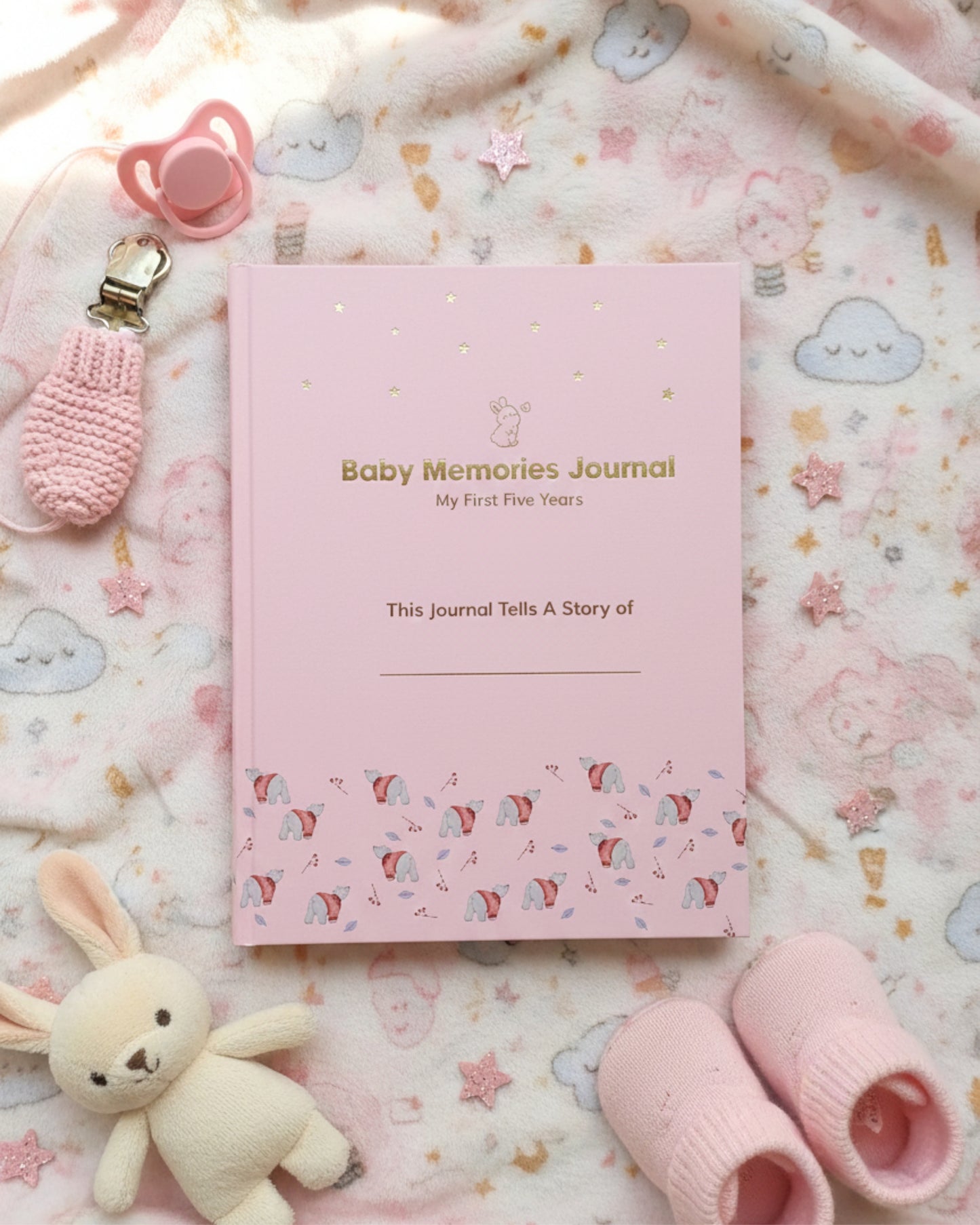 Baby Memories Journal Light Pink Color